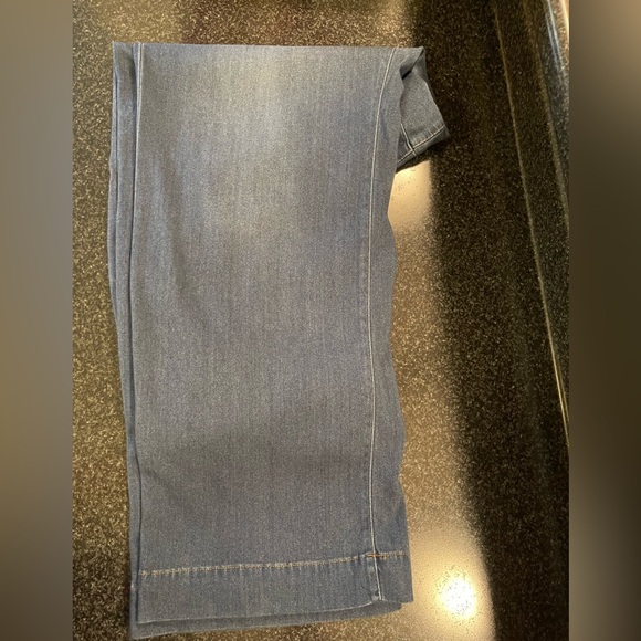 Lane Bryant: Fluid Denim Trouser Pant - Picture 7 of 11